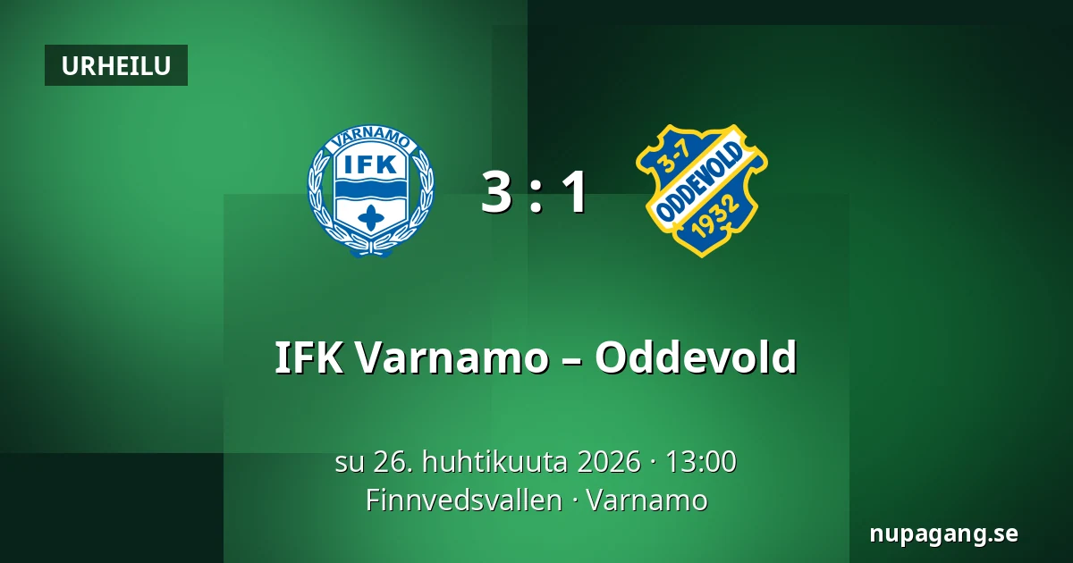IFK Varnamo – Oddevold — Finnvedsvallen, Varnamo