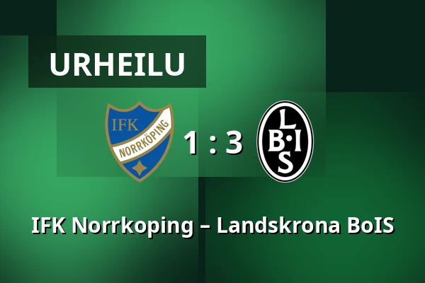 IFK Norrkoping – Landskrona BoIS — Norrkopings Idrottspark, Norrköping