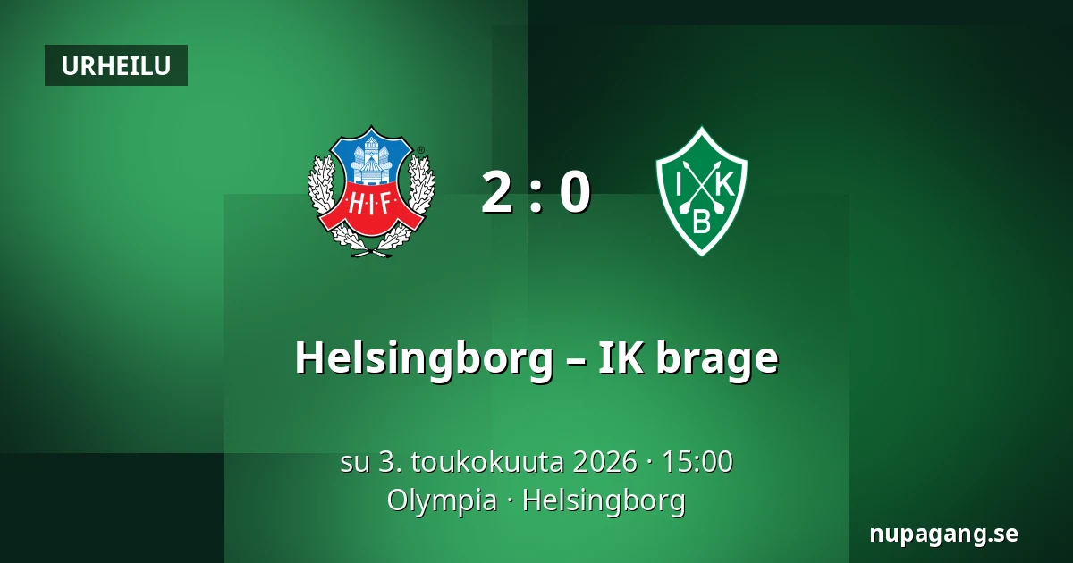 Helsingborg – IK brage — Olympia, Helsingborg