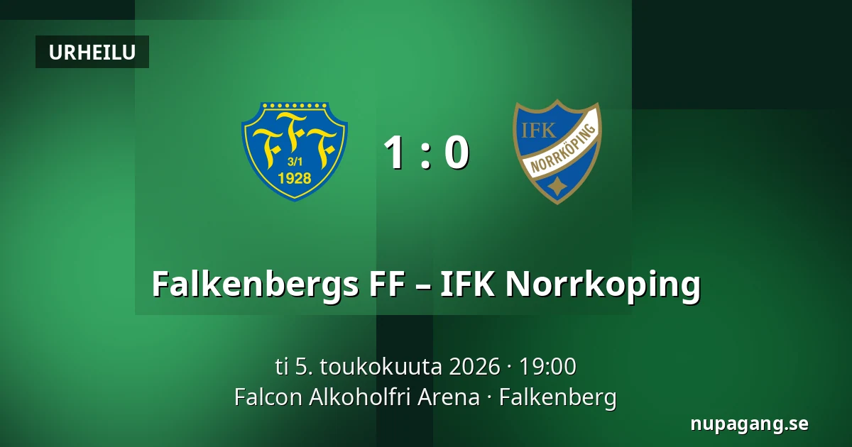 Falkenbergs FF – IFK Norrkoping — Falcon Alkoholfri Arena, Falkenberg