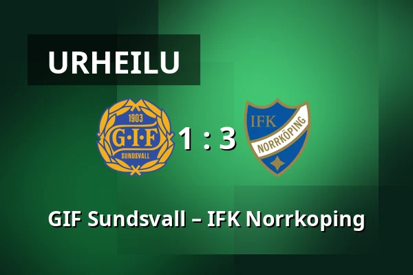 GIF Sundsvall – IFK Norrkoping — NP3 Arena, Sundsvall