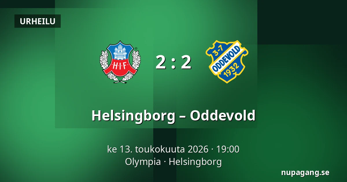 Helsingborg – Oddevold — Olympia, Helsingborg