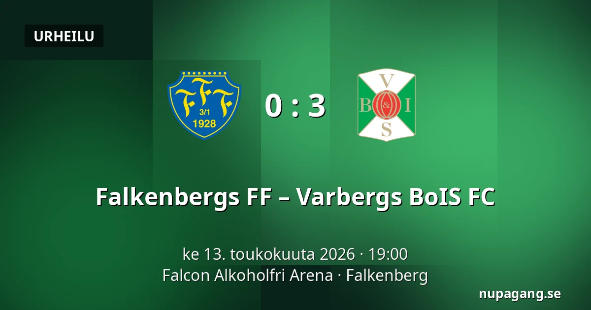 Falkenbergs FF – Varbergs BoIS FC — Falcon Alkoholfri Arena, Falkenberg