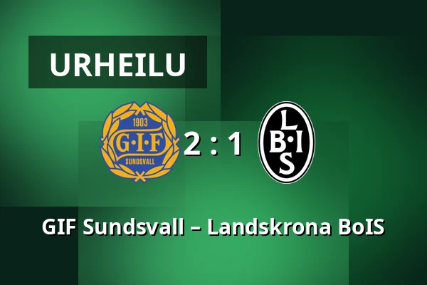 GIF Sundsvall – Landskrona BoIS — NP3 Arena, Sundsvall