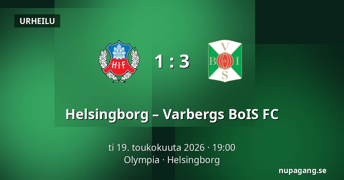 Helsingborg – Varbergs BoIS FC — Olympia, Helsingborg
