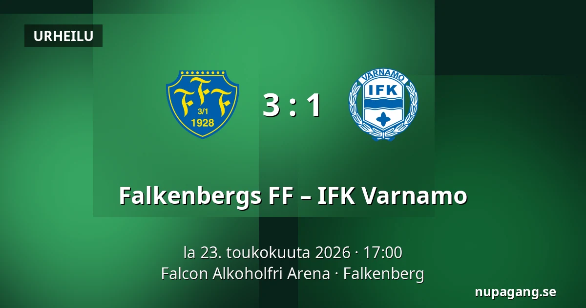 Falkenbergs FF – IFK Varnamo — Falcon Alkoholfri Arena, Falkenberg