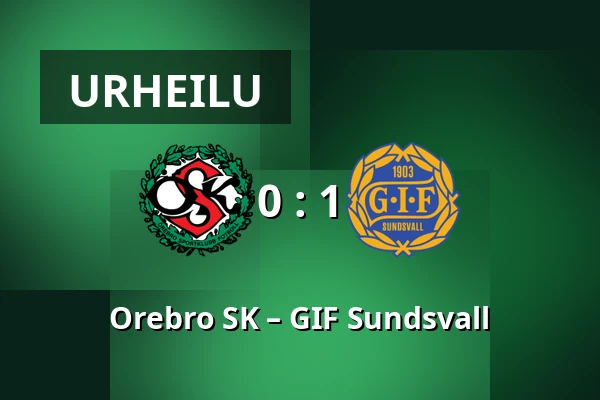 Orebro SK – GIF Sundsvall — Behrn Arena, Örebro