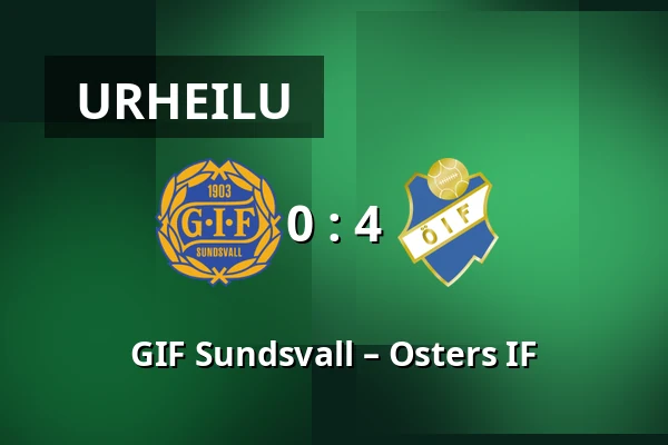 GIF Sundsvall – Osters IF — NP3 Arena, Sundsvall