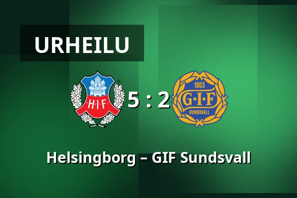 Helsingborg – GIF Sundsvall — Olympia, Helsingborg