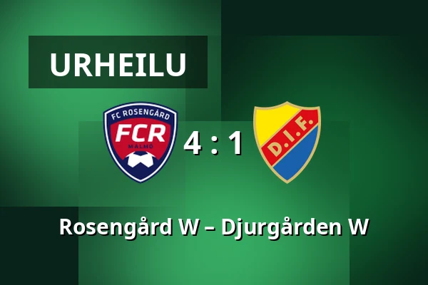 Rosengård W – Djurgården W — Malmo IP, Malmö