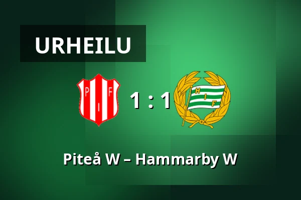 Piteå W – Hammarby W — LF Arena, Piteå