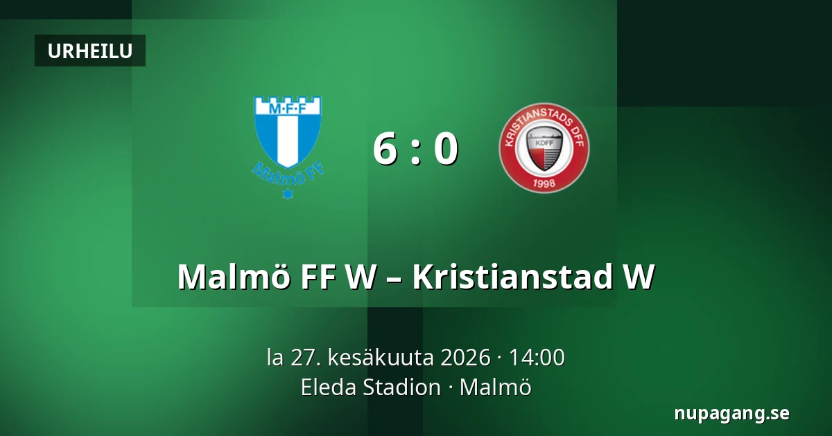 Malmö FF W – Kristianstad W — Eleda Stadion, Malmö