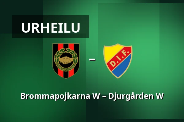 Brommapojkarna W – Djurgården W — Grimsta IP, Tukholma