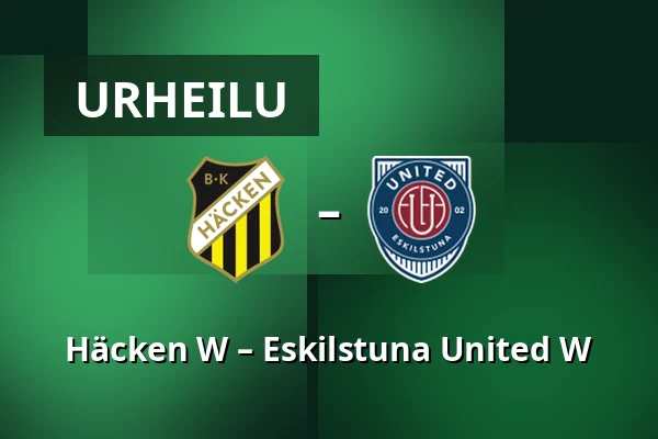 Häcken W – Eskilstuna United W — Nordic Wellness Arena, Göteborg