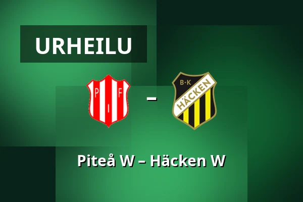 Piteå W – Häcken W