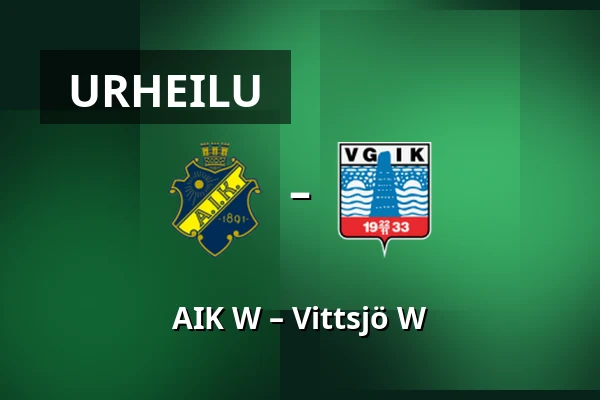 AIK W – Vittsjö W — Skytteholms IP, Solna
