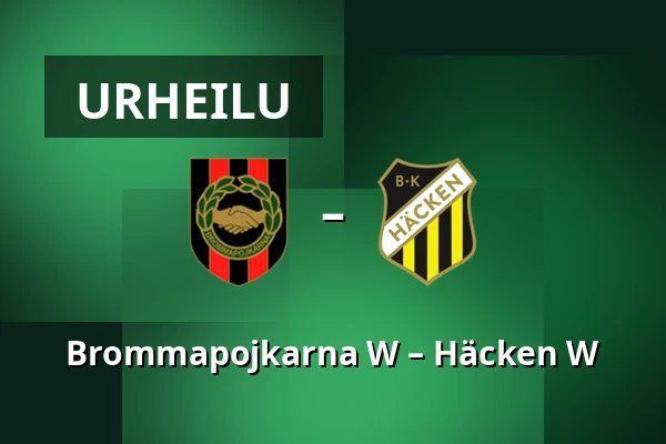 Brommapojkarna W – Häcken W — Grimsta IP, Tukholma