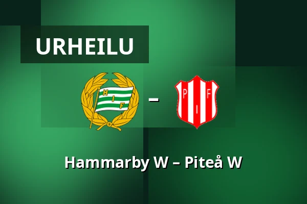 Hammarby W – Piteå W — Hammarby IP, Tukholma