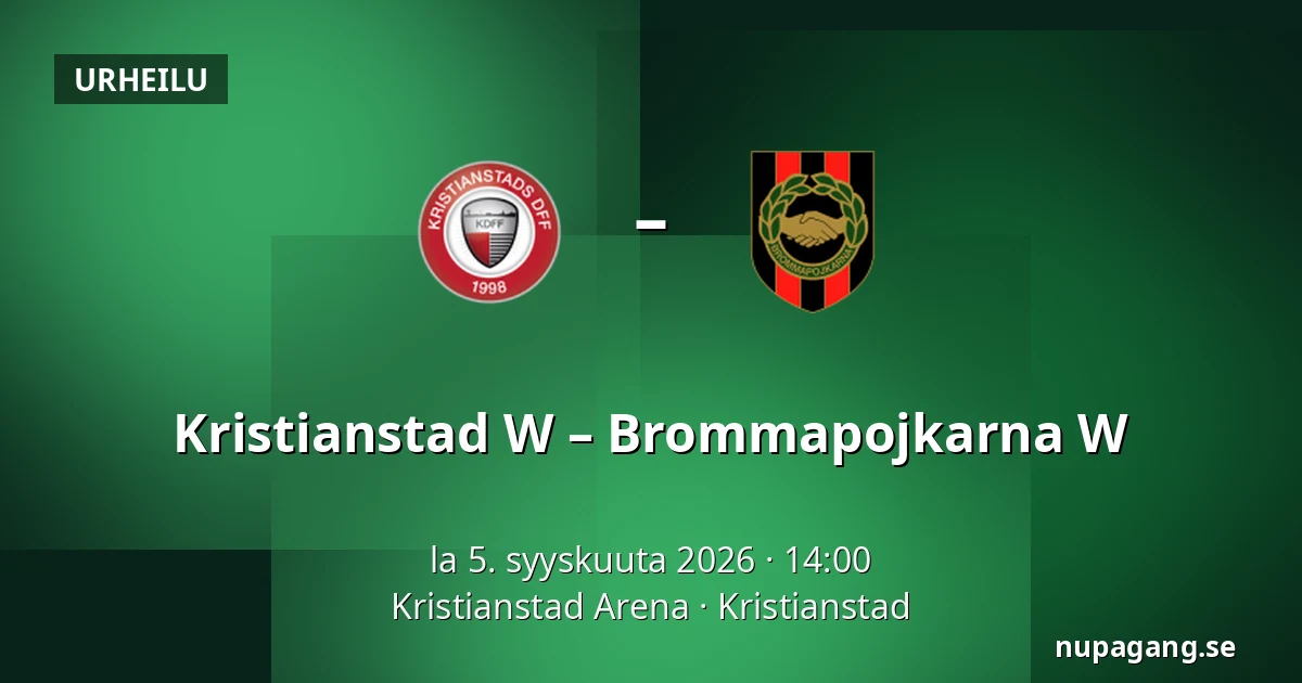 Kristianstad W – Brommapojkarna W — Kristianstad Arena, Kristianstad