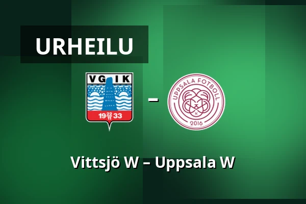 Vittsjö W – Uppsala W — Vittsjo, Vittsjo