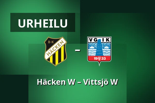 Häcken W – Vittsjö W — Nordic Wellness Arena, Göteborg