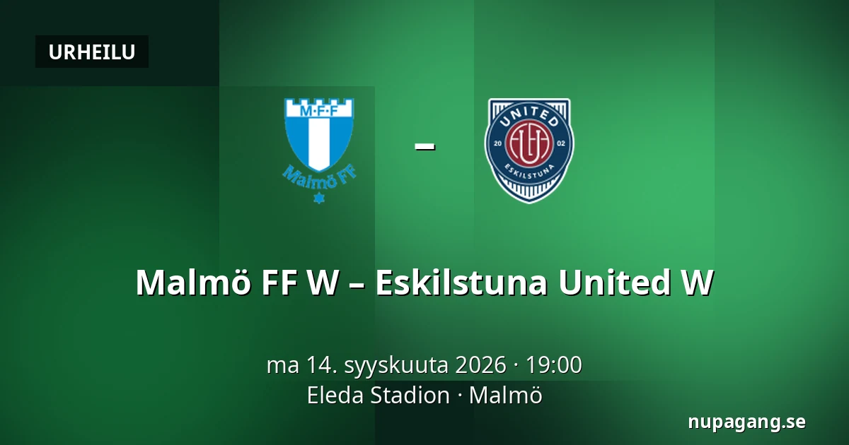 Malmö FF W – Eskilstuna United W — Eleda Stadion, Malmö