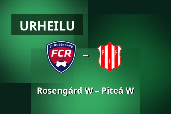 Rosengård W – Piteå W