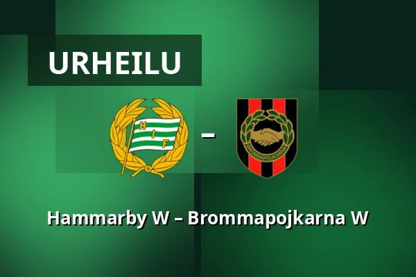 Hammarby W – Brommapojkarna W — Hammarby IP, Tukholma