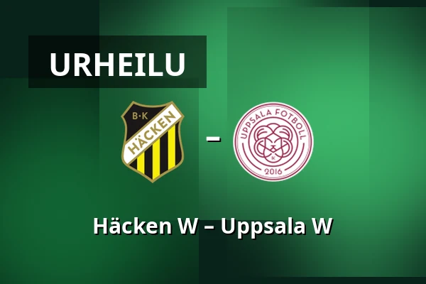 Häcken W – Uppsala W — Nordic Wellness Arena, Göteborg