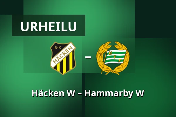 Häcken W – Hammarby W — Nordic Wellness Arena, Göteborg