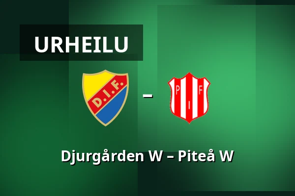 Djurgården W – Piteå W — Stockholms Olympiastadion, Tukholma