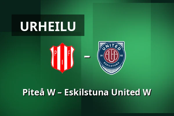 Piteå W – Eskilstuna United W