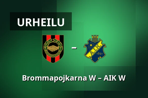 Brommapojkarna W – AIK W — Grimsta IP, Tukholma