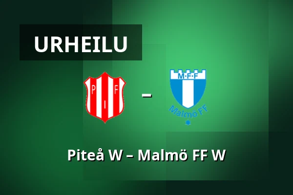 Piteå W – Malmö FF W — LF Arena, Piteå