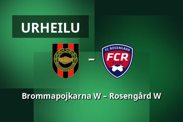 Brommapojkarna W – Rosengård W — Grimsta IP, Tukholma
