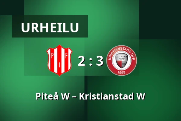 Piteå W – Kristianstad W — LF Arena, Piteå