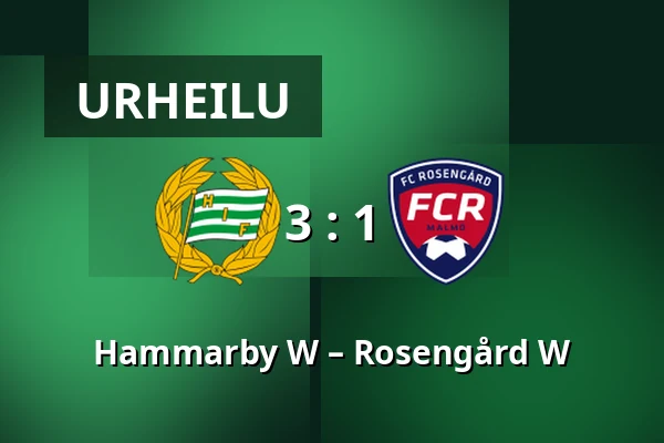 Hammarby W – Rosengård W — Hammarby IP, Tukholma