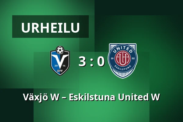 Växjö W – Eskilstuna United W — Visma Arena, Växjö