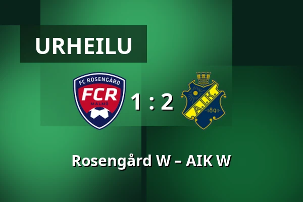 Rosengård W – AIK W — Malmo IP, Malmö