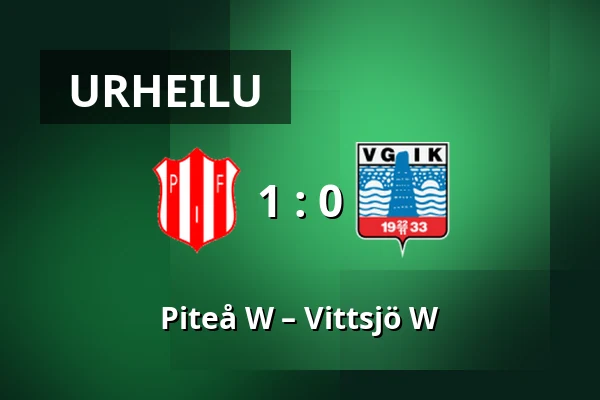 Piteå W – Vittsjö W — LF Arena, Piteå