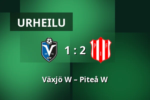 Växjö W – Piteå W — Visma Arena, Växjö