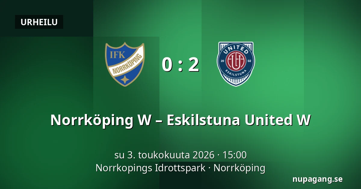 Norrköping W – Eskilstuna United W — Norrkopings Idrottspark, Norrköping