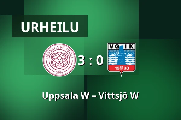 Uppsala W – Vittsjö W — Studenternas IP, Uppsala
