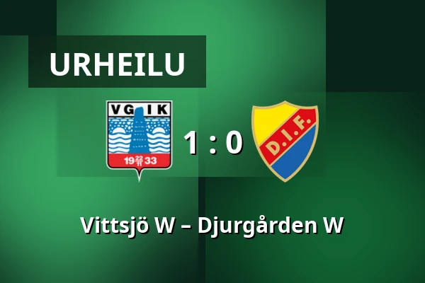 Vittsjö W – Djurgården W — Vittsjo, Vittsjo