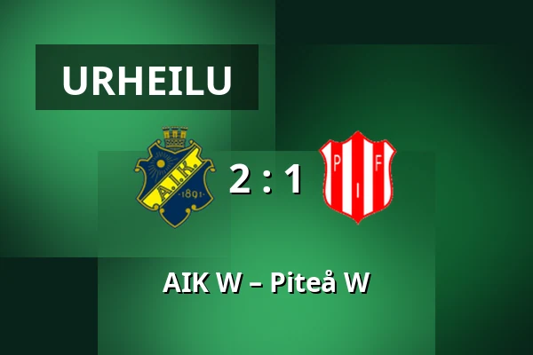 AIK W – Piteå W — Skytteholms IP, Solna