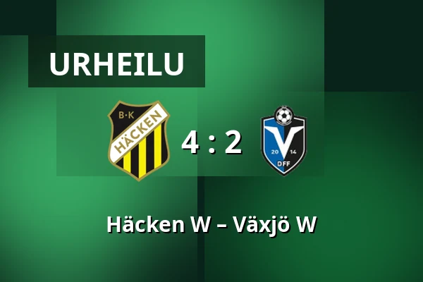 Häcken W – Växjö W — Nordic Wellness Arena, Göteborg