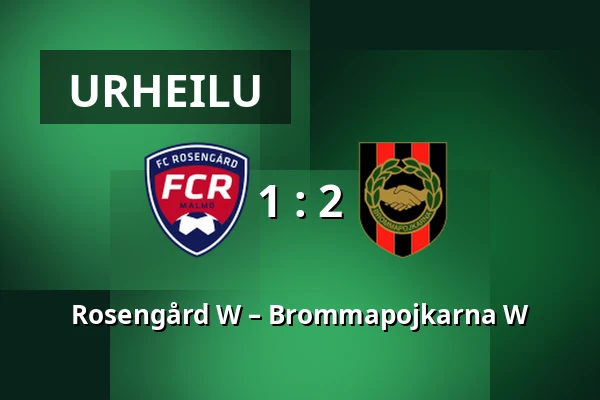 Rosengård W – Brommapojkarna W — Malmo IP, Malmö