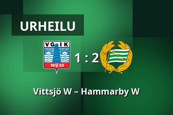 Vittsjö W – Hammarby W — Vittsjo, Vittsjo