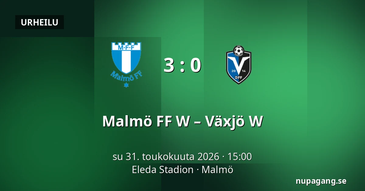 Malmö FF W – Växjö W — Eleda Stadion, Malmö