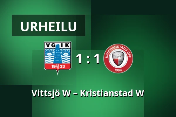 Vittsjö W – Kristianstad W — Vittsjo, Vittsjo